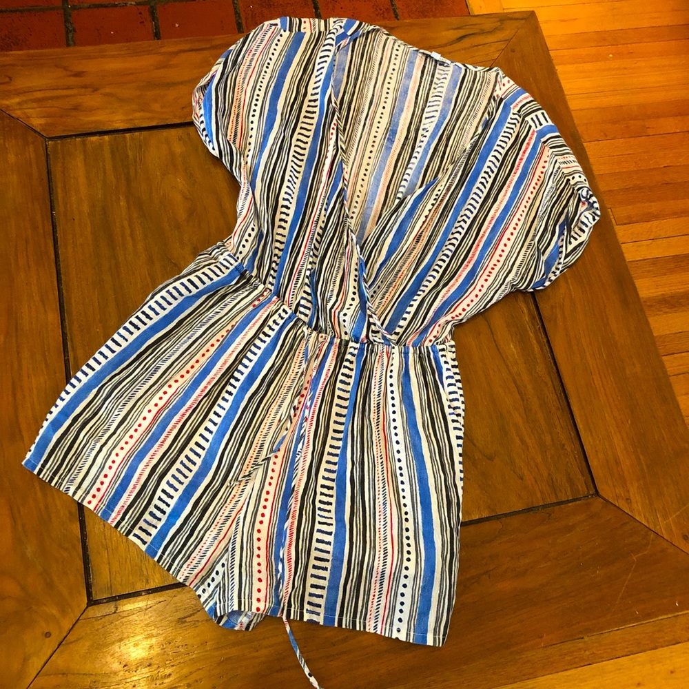 2 for 20$! Patrons of Peace stripped romper M